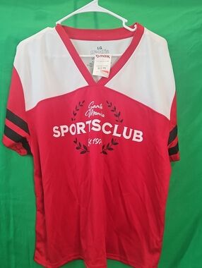 Goodie TWO Sleeves  Red & White Sports Club Athletic Jersey
